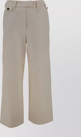 Brunello Cucinelli loose fit cotton trousers