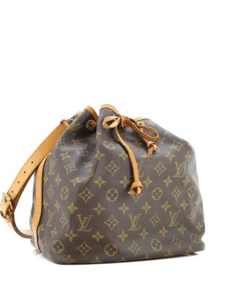 Louis Vuitton Petit Noe Handbag Monogram Canvas bucket bag - Bruin