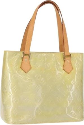 Louis Vuitton Pre-owned Vintage Tote Bag - Dames - Vintage Shopper - Geel - ONE Size - Leer - Vintage