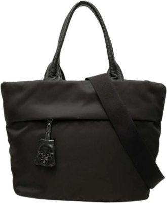 Prada Pre-owned Satchel - Dames - Vintage Shopper - Zwart - ONE Size - Leer - Vintage