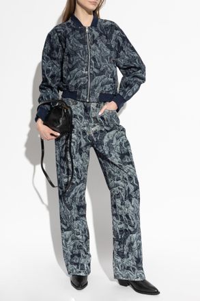 AllSaints Blake Jeans, Womens, Navy Blue