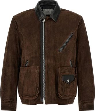 sacai Hombre, Chaquetas, Marr&oacute;n, Talla: L