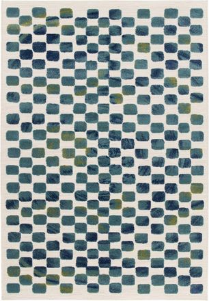 AFK Living Alfombra moderna y gr&aacute;fica con efecto esculpido 120 x 170 cm