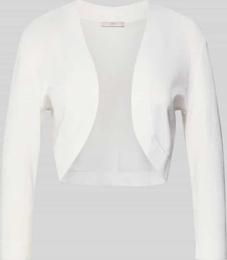 Jake*s Bolero mit Schalkragen in Offwhite Melange, Gr&ouml;&szlig;e 34
