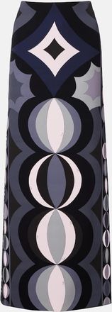 Pucci Collane silk maxi skirt