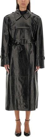 Sportmax Black Solid Shirt Collar Jacket
