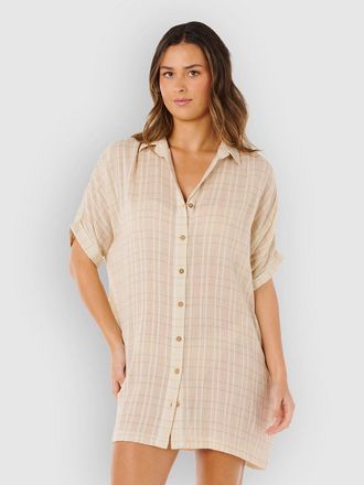 Rip Curl Paradise Check Cover Up Kleid weiss