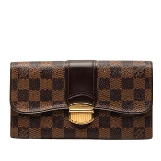 Louis Vuitton Pre-owned Wallets, female, Brown, Size: ONE SIZE Pre-owned Sistina Wallet