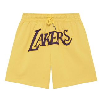 Mitchell & Ness x NBA Los Angeles Lakers Big Face Shorts Yellow MNJYSSS23101-YELLOW