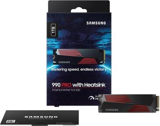Samsung Disco Ssd Samsung 990 Pro 1tb/ M.2 2280 Pcie 4.0/ Con Disipador De Calor/ Compatible Con Ps5 Y Pc/ Full Capacity