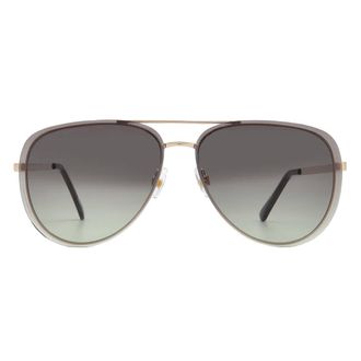 French Connection 52198FCUGRN Green Pilot Ladies Sunglasses 10266456.COM GLDGRN