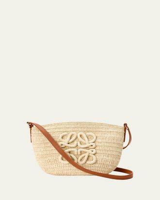 Loewe x Paulas Ibiza Eclipse Shoulder Bag in Raffia