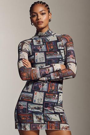 Rachel Antonoff Lilly Long-Sleeve Mini Dress