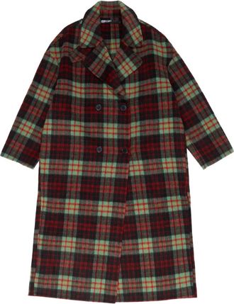 Bimba & Lola Geruite jas met knopen - Groen