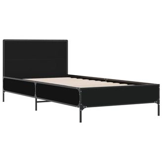 Berkfield Home Durable Bed Frame without Mattress Black 75x190 cm Small Single