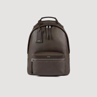 Sandro Coated canvas backpack