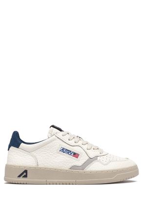 Autry White Medalist Elephant-Print Sneakers