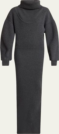 Jacquemus La Maille Pallone Maxi Sweater Dress