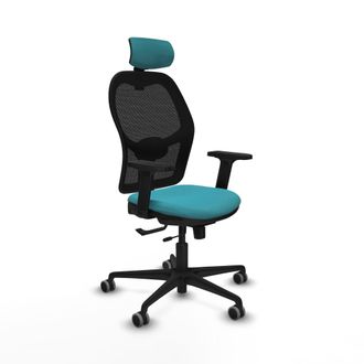 Piqueras y Crespo Silla Piqueras Y Crespo Jorquera Negro Reposabrazos Ajustables