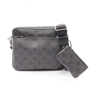 Louis Vuitton Black Gray Coated Canvas Pvc Leather Handbag Shoulder Bag (Pre-Owned)