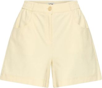 Ichi Short Shorts - Dames - Korte Broeken - Geel - XL - Korte Broeken