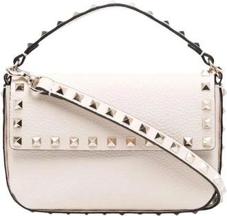 Valentino Garavani Mini Tas - Dames - Schoudertassen - Beige - ONE Size - Leer - Tassen
