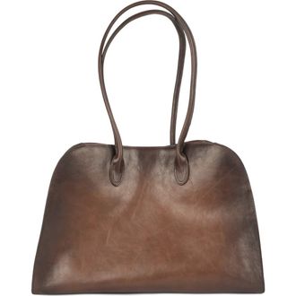 Jeffrey Campbell Cincinnati Satchel in Dark Brown Ruboff at Nordstrom