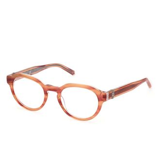 Guess Glasses, unisex, Orange, Size: 50 MM Round Optical Frame