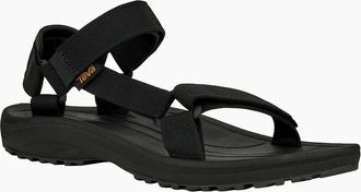Teva Mens Teva Mens Winsted Adjustable Walking Sandals - Black - Size: 10