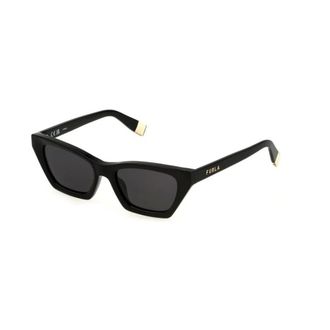 Furla Sunglasses, female, Black, 53 MM, Cat-Eye Sunglasses