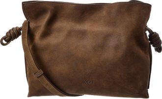 Loewe Flamenco Medium Suede Clutch