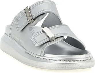 Alexander McQueen Hybrid Sandal - Silver