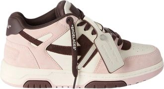 Off-white Out Of Office Perforated Leather Low-Top Sneakers