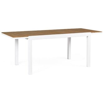 BIZZOTTO Mesa Extensible 140-200x90 Blanca En Aluminio