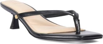Dune London Martinii Kitten Heel Thong Sandal in Black at Nordstrom Rack, Size 7Us / 37Eu