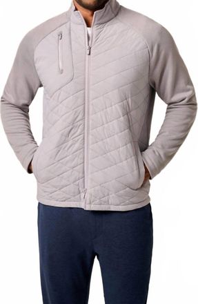 Johnnie-O Weller Lightweight Performance Fleece Jacket In Seal