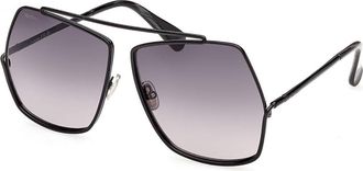 Max Mara MM0006 01B Womens Sunglasses Size 64