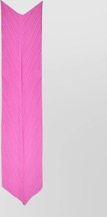 Pleats Please Issey Miyake scarf pleated design and v hem