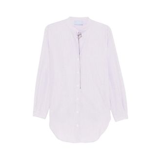 Seafarer Shirts, female, Pink, Size: S Striped Round Neck Shirt
