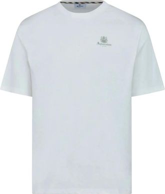 Aquascutum Hombre, Camisetas, Blanco, Talla: S