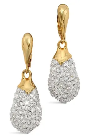 Alexis Bittar Solanales Drop Earrings in Gold/Crystals at Nordstrom