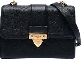 Louis Vuitton Pre-owned Saint Sulpice BB - Dames - Vintage Schoudertas - Zwart - ONE Size - Leer - Vintage