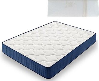 HOGAR 24 Vl94-colch&oacute;n Viscoel&aacute;stico 80 X 190 Cm + Almohada Viscoel&aacute;stica 100%, Con Tejido 3d Y Aloe Vera, Higienico-transpirable. (todas Las Medidas)