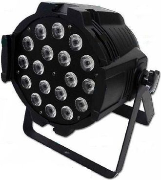 Trade Shop Trade Shop Traesio - Par Led 18x10w Rgbw 4in1 Full Color Alta Qualit&agrave; Estremamente Luminosi