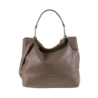 Pierre Cardin Dollaro Schoudertas - Dames - Schoudertassen - Beige - ONE Size - Katoen - Tassen