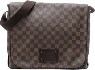 Louis Vuitton Pre-owned Cross Body Bags, female, Brown, Size: ONE SIZE Pre-owned Fabric Crossbody Bag