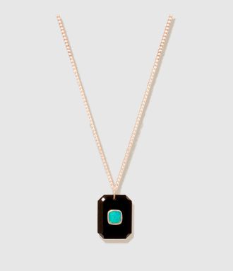 Pascale Monvoisin Collier Anton Black Onyx N&deg;2 Noir
