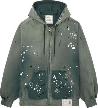 Miharayasuhiro Felpa con effetto vissuto - Verde