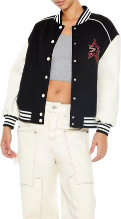 Forever 21 Star Girl Varsity Letterman Jacket