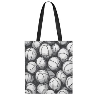 Generic Volleyballs Womens Tote Casual Shopping Bag Lightweight Shoulder Bags Hobos Handbag for Work Travel Daily 35x40cm